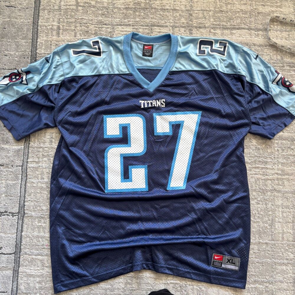 Vintage Nike Tennessee Titans Eddie George #27 Jersey Mens XL